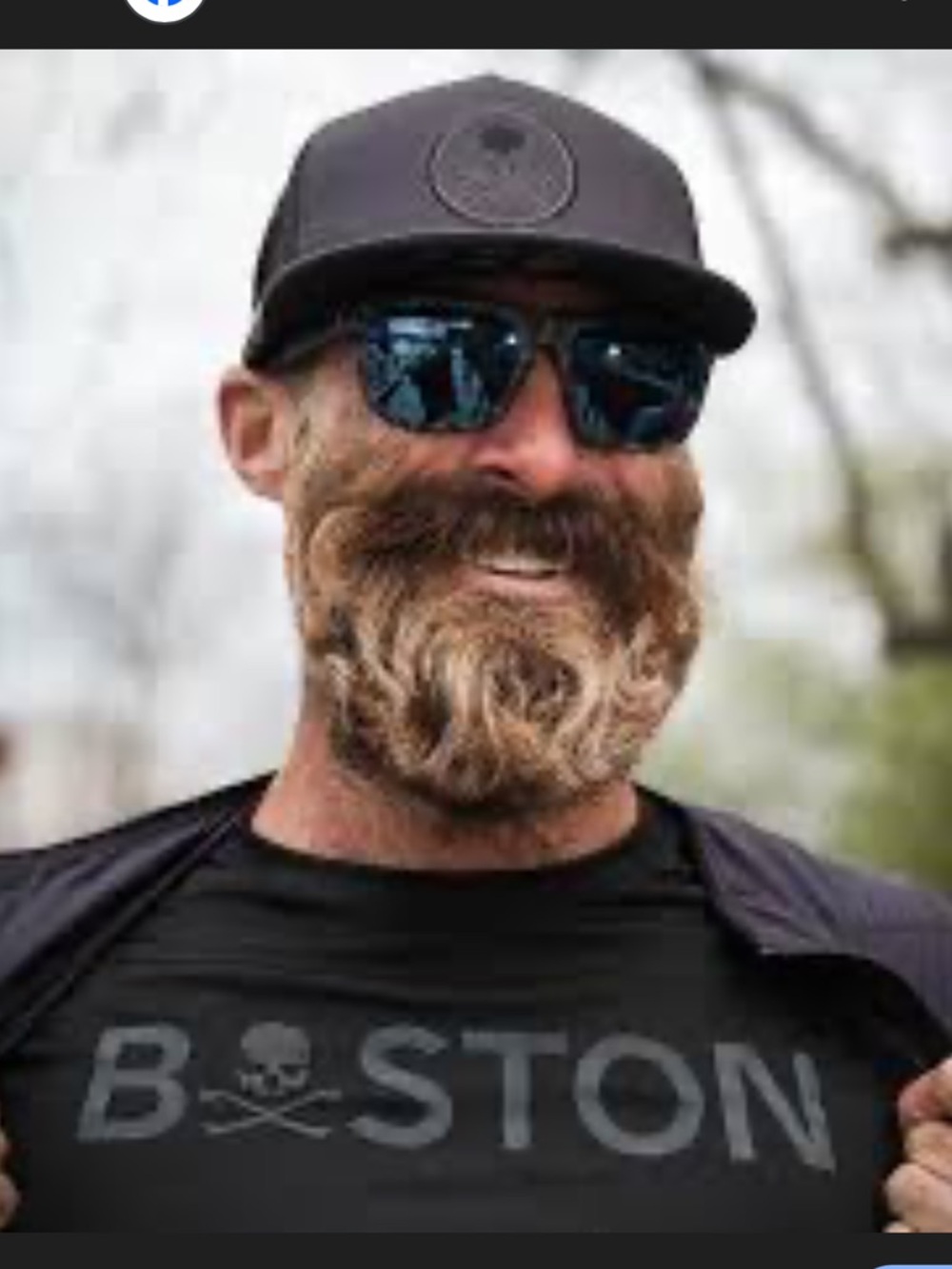 Craft NWOT Team Rivs Boston Graphic Crew Neck T-Shirt - Black SZ M - Picture 2 of 8